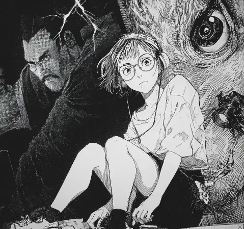 校园题材漫画《课桌第三排》封面